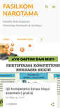 Mobile Screenshot of fasilkom.narotama.ac.id